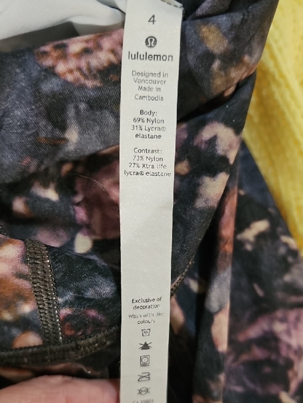 lululemon Fast and Free Crop II, Nulux Fabric, Stunning with Mesh - Picture 10 of 12